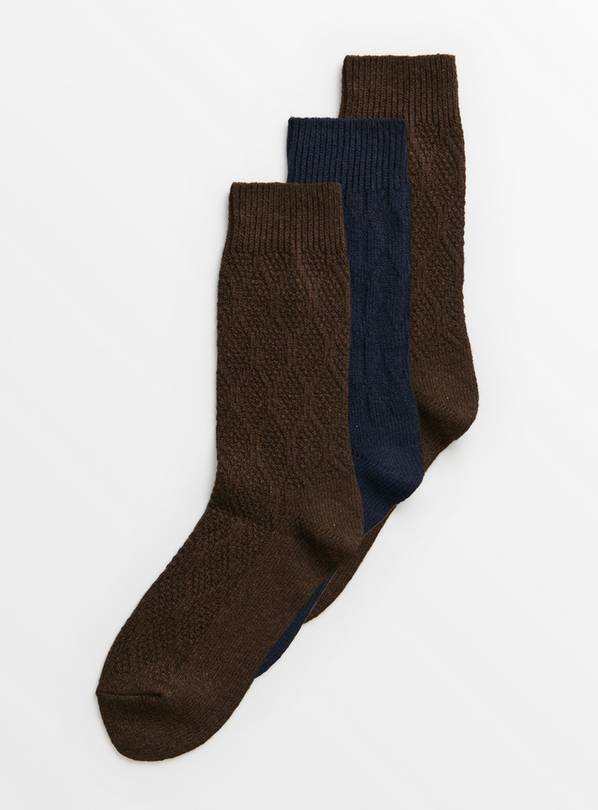 Sainsburys mens slipper on sale socks